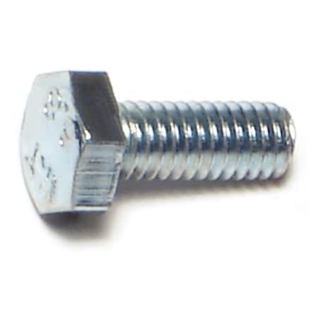 Midwest Fastener Class 8.8, M4-0.70 Hex Head Cap Screw, Zinc Plated Steel, 10 mm L, 50 PK 50399